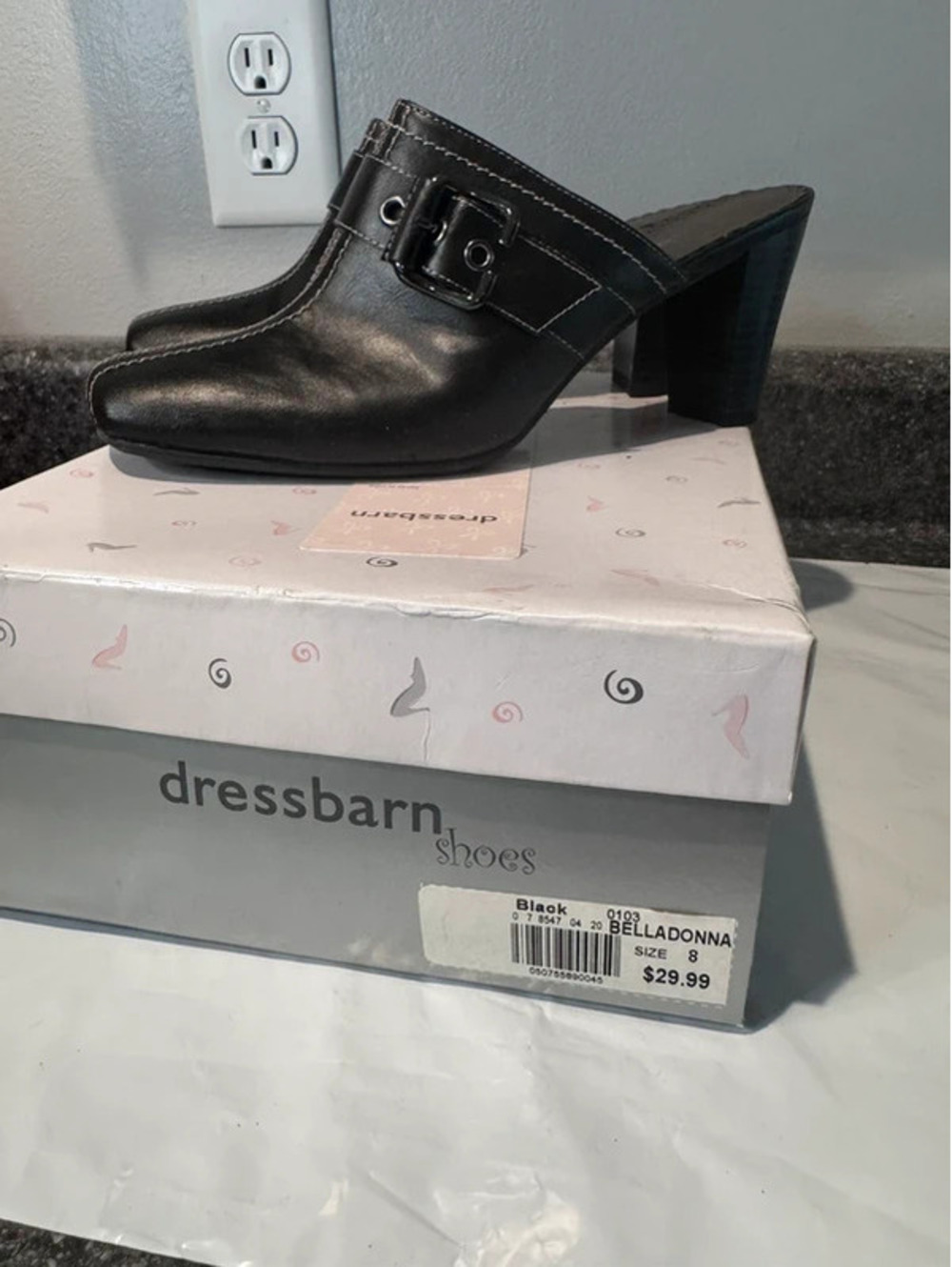 Dressbarn Belladonna Mule Heels – Women’s Size 8